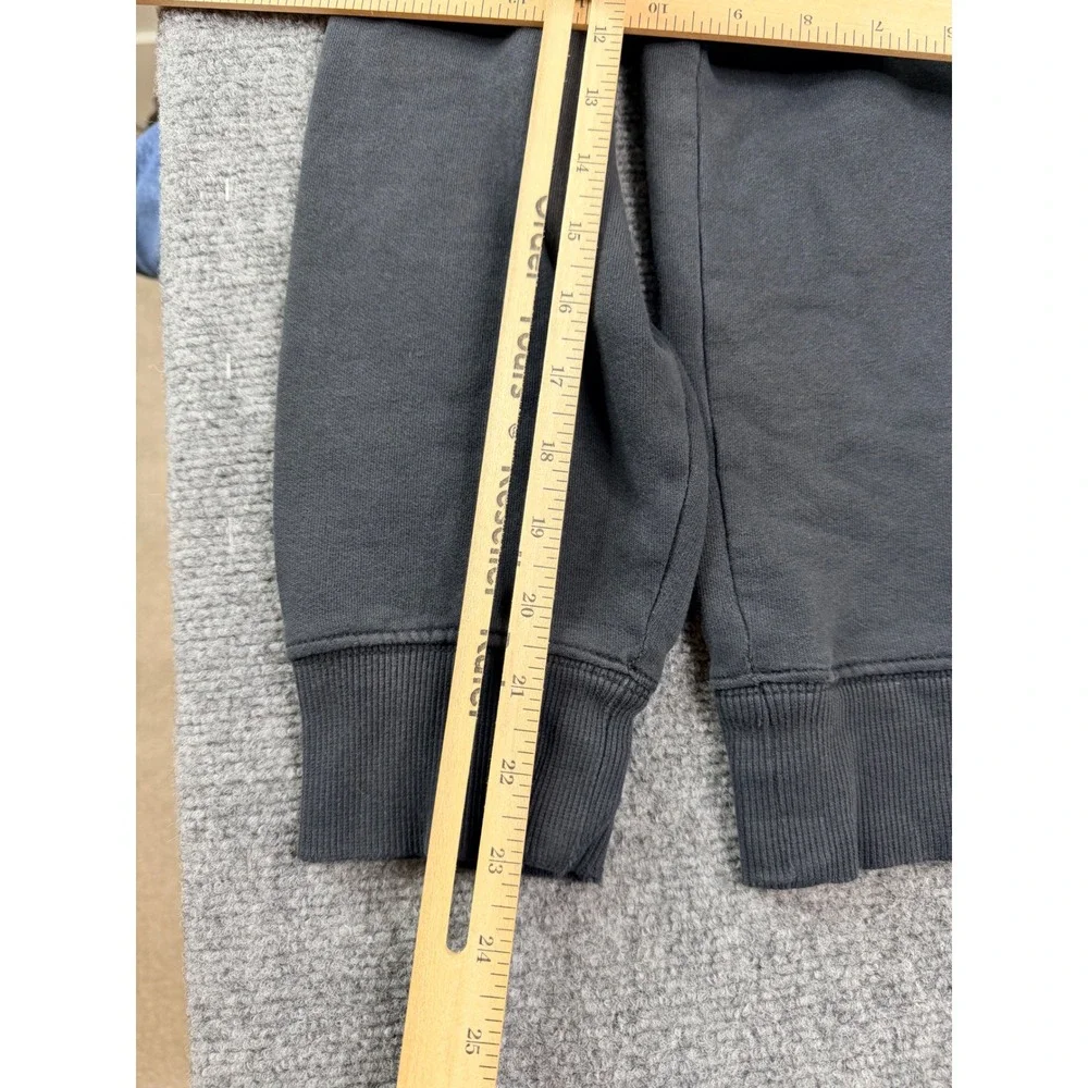 The North Face Mens Hoodie Large Black Pullover‎ Big Logo Fleece Sweatshirt L - Picture 4 of 7
